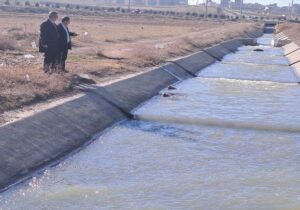 نشت گازوئیل به کانال آبرسان دریاچه شورابیل اردبیل