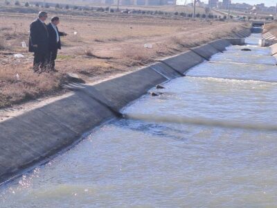 نشت گازوئیل به کانال آبرسان دریاچه شورابیل اردبیل