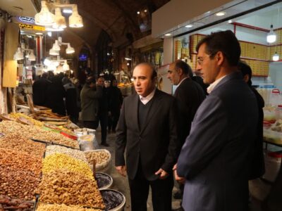 نظارت ویژه بر بازار شب یلدا با حضور مسئولان استانی