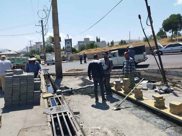 تحویل ۳۰ هزار مترمربع پیادهروسازی تا پایان سال در خلخال تحویل ۳۰ هزار مترمربع پیادهروسازی تا پایان سال در خلخال